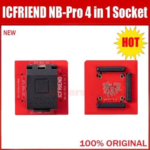2020 NEW ORIGINAL UFS adapters socket ICFriend ICs-UFS 3 IN 1 support UFS BGA254 BGA153 BGA9 with EASY JTAG PLUS Box work