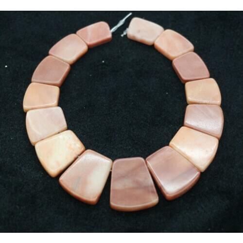 New Arrival Beautiful Trendy Gifts, Orange Stone Necklace Beads, Top Drilled Women DIY Accessories Jewelry Making Finding