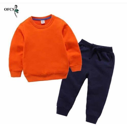 Baby Boy Set Knitted Cotton Sweater Girls Boys Sets Infant Warm Pullover Pants Suit Newborns Toddler Clothing jumper Sets 2pcs