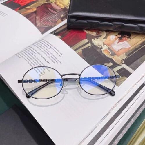 2021 NEW Women Men ch2202 Prescription Optical Original Brand Case Frame Gafas Eyeglasses Eyewear Lentes Glasses Oculos Armacao