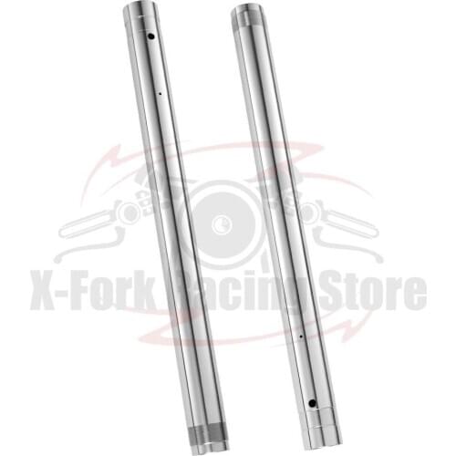 Front Inner Fork Tubes Pipes Bar Silver Pair for Aprilia Mana850 2007-2016 2008 2009 2010 2011 2012 2013 2014 2015 43x530mm