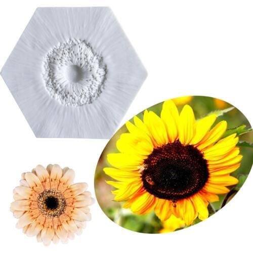 Sunflower Stamen Silicone Mold Fondant Mould Cake Decorating Tool Chocolate Gumpaste Mold, Sugarcraft, Kitchen Accessories