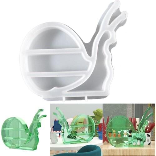 Non-Stick Practical Three-dimensional Snail Storage Holder Mold Decorative Casting Mold Innovative for DIY