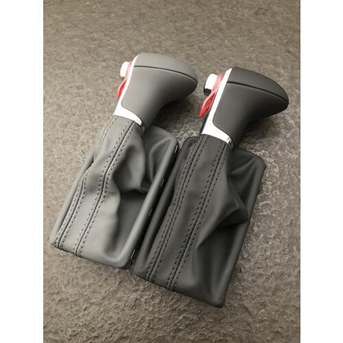 Fit for audi A4L Q5 A5 A6L Q7 carbon fiber shift knob gear shift paddle lever gear head handball
