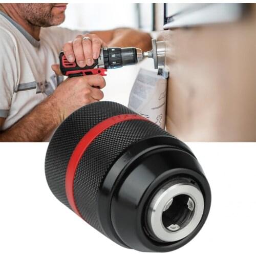 Hand Electric Drill Chuck Self-tighten Drill Chuck 2-13mm 1/2-20UNF Quick Replacement Keyless Drilling Chucks
