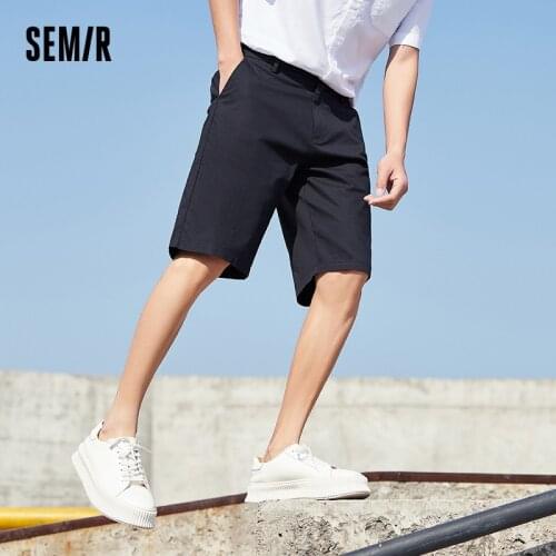 SEMIR Casual Shorts Men 2021 Summer New Trendy Brand Straight Fifth Point Pants Thin Stretch Sports Casual Pants Tide