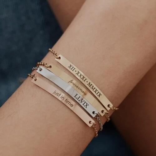 Stylisteel Engraved Bracelets