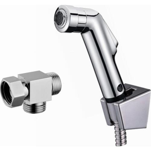 Three way Toilet Bathroom Weel Hand held Diaper Spray Shower Set Shattaf Bidet Sprayer Jet Douche kit BD530-b