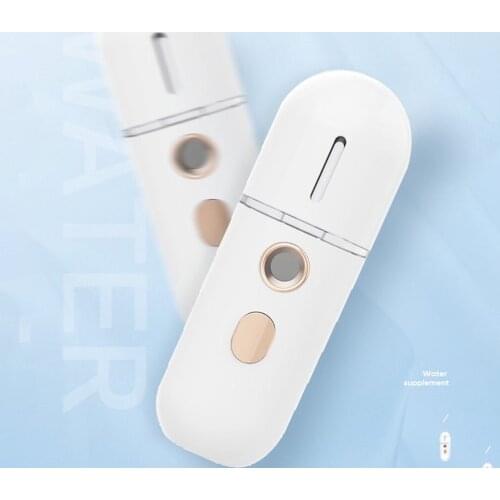 Mini Portable Humidifier Nano Mister Facial Steamer Device Beauty Spray Hydrating Apparatus Cold Spray Apparatus Rechargeable