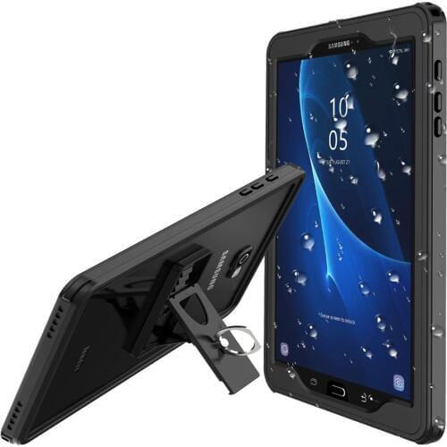 For Samsung Galaxy Tab A Waterproof Case Shockproof Dustproof with Built-in Screen Full-Body Rugged Protective Case 10.1inch