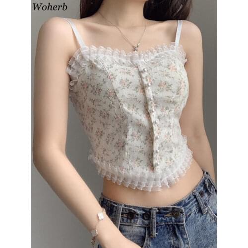 Woherb Women's Crop Tops