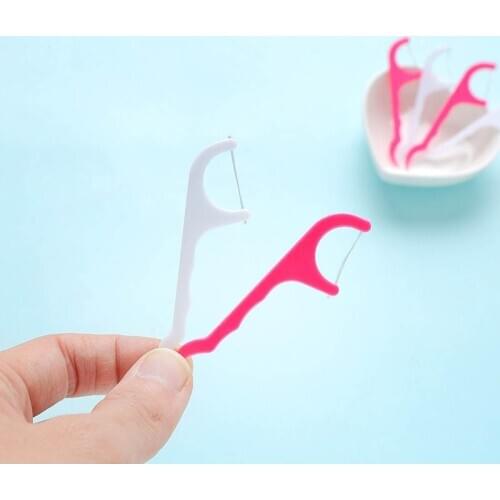 100pcs Dental Floss Stick Interdental Brush Teeth Toothpicks Flosser Pick Best Price