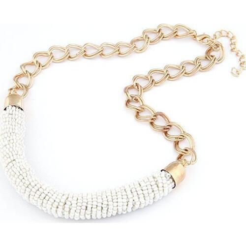 2015 vintage beads choker pendent Fashion multicolor measle manual cylinder necklace The European and American fashion necklace