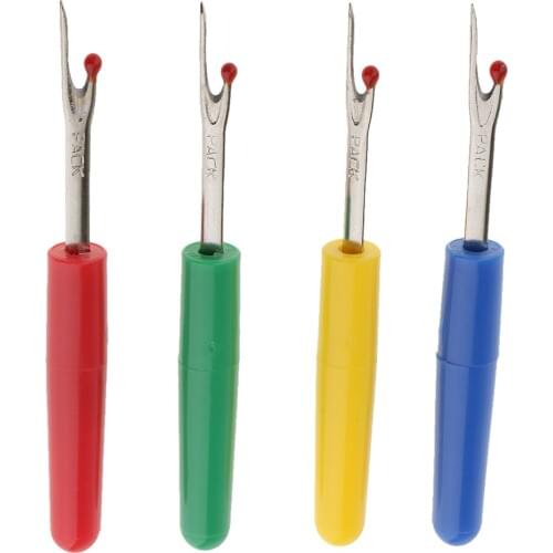4 Pieces Seam Ripper Craft Thread Cutter Stitch Unpicker DIY Sewing Tool