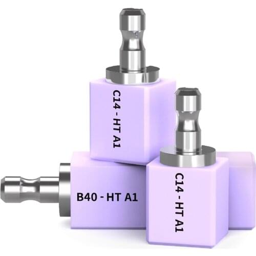 5pcs lithium disilicate glass ceramic block A1-D4 vita 16 colors HT/LT C14 and B40