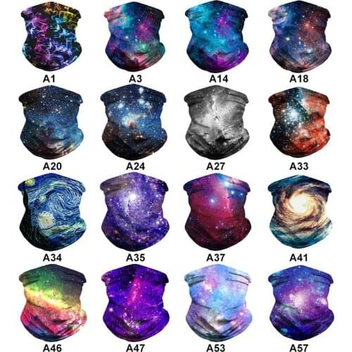 Seamless Breathable Riding Face Cover Multicolor Digital Printing Outdoor Running Magic Head Scraf Insect Protective Head Scarf