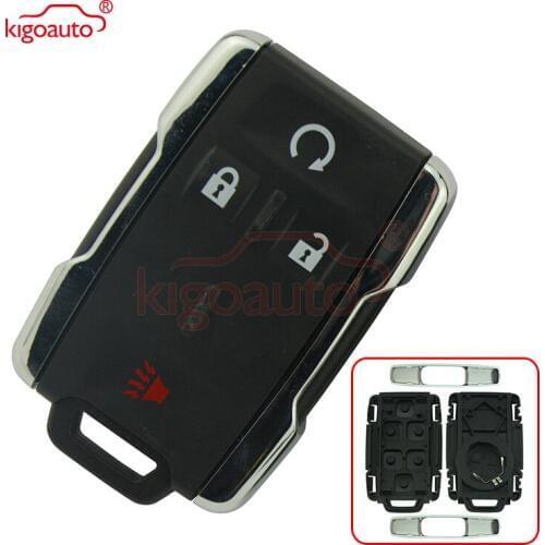Kigoauto 13577770 M3N-32337100 smart key case cover 4 button for Chevrolet Silverado Colorado 2015 2016