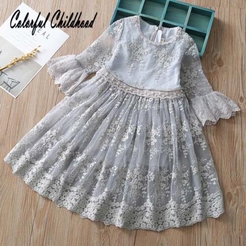 Kids Dresses for girls Treasure Lace Dress Baby Party Wedding Birthday Princess Dress Little girl Summer Dress toddler clothes