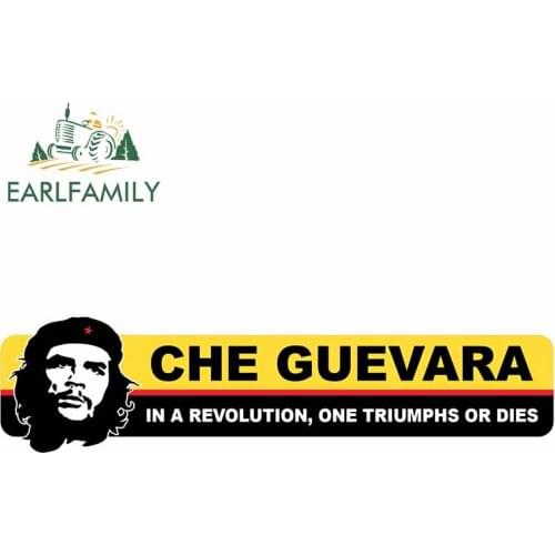 EARLFAMILY 13cm x 3.4cm for Che Guevara Personality Creative VAN Car Stickers DIY Sticker Vinyl Car Wrap Custom Printing Decal