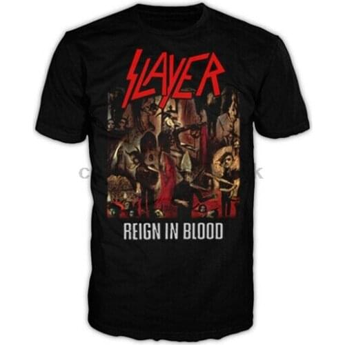 Slayer Reign In Blood Shirt S M L XL XXL Metal Band T-Shirt Official Tshirt Tee
