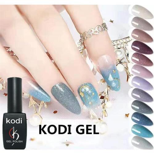 KODI GEL 8ml Star Glitter Sequins Powder UV Gel Polish Hybrid Semi Permanent Soak Off Led Nail Varnish