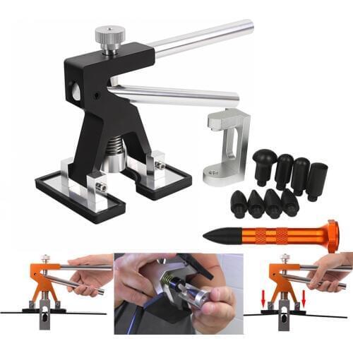 Paintless dent repair Tools Car Fender Wheel Eyebrow Door Edge Dent puller with tap down Paintless Dent Repair Tools Ferrament