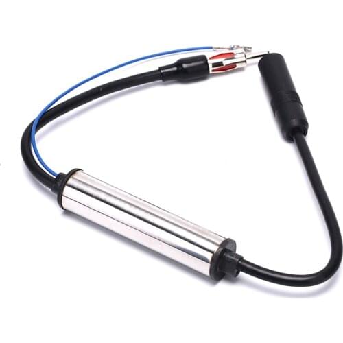 Car Antenna Cable FM Antenna Signal Amplifier Antenna Signal Amplifier Plug Radio FM Inline Signal Amplifier Booster Extension
