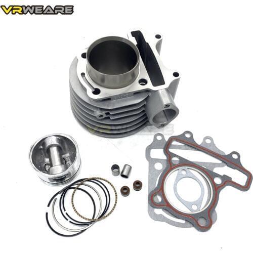 GY6 125 cylinder Kit 52.4mm Cylinder Piston Ring Set for 4 stroke air cooling Scooter Moped ATV QUAD GY6125 152QMI 1P52QMI