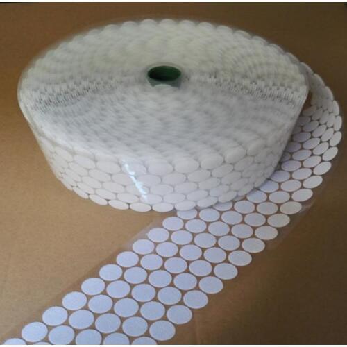 50pcs Round Double Side Sticker Self Adhesive Fastener Tape Hook Loop Nylon Table Chair Feet With Glue Disks Magic Adhesive-2cm