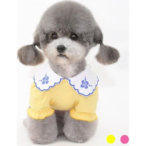Sweet Cute Puppy Clothes for Small Dogs Cat Cotton Dog Costumes Ropa De Navidad Fashion Teddy Hiromi Dog Outfit Dropshipping