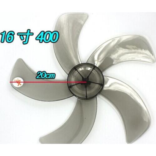 16 inches plastic fan blade 400mm 5 blades knife shape