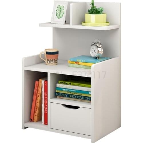 Simple bedside table shelf bedside storage small cabinet simple bedroom bedside storage cabinet multifunctional