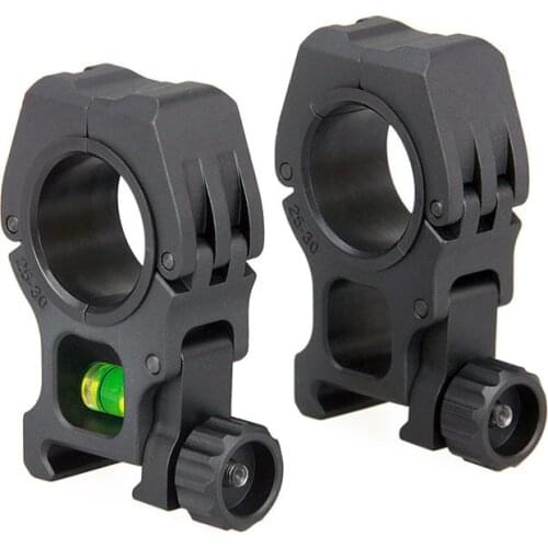 Tactical Airsoft M10 QD Separate Scope Mount Range Mount With Bubble Level For 20MM Picatinny Rail Hunting Gun Accessory