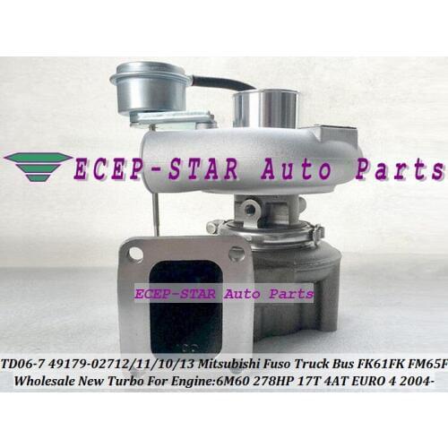 TD06-7 49179-02710 49179-02713 ME303063 ME304031 ME445047 Turbo For Mitsubishi Fuso Truck Bus Various Forklift 04- 6M60 17T 4AT