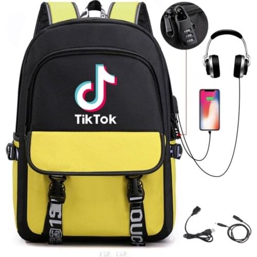 TIK TOK Backpack Fashion Women Men Backpack Oxford Unisex Backpack Teenager Girls School Bags Students Female Mochila Escolar
