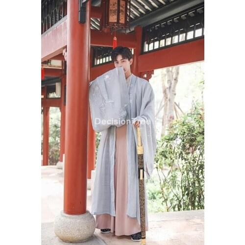 2021 chinese style traditional clothing hanfu men asian retro streetwear performance costume set vintage dance costumes hanfu