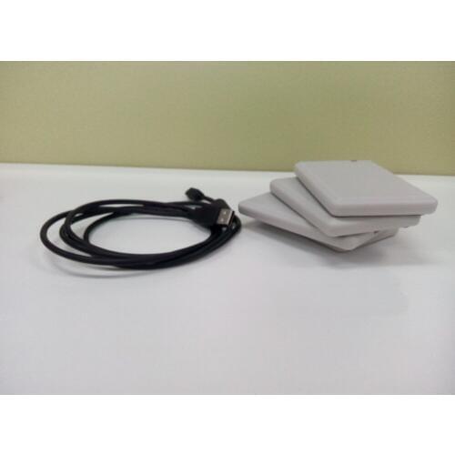 Usb rfid uhf desktop reader writer provide English SDK demo software with free sample testing cards+free dhl shipping