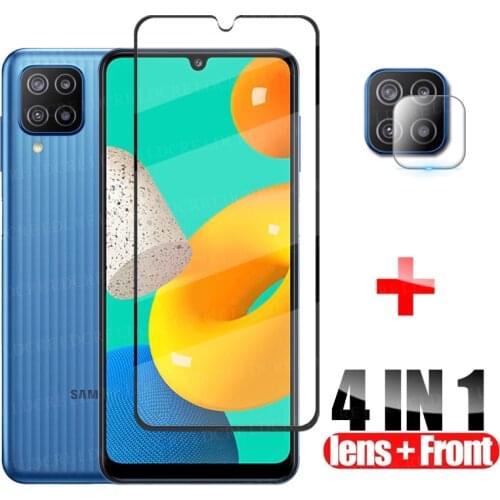 Protective glass for Samsung Galaxy M32 full glue tempered glass for Samsung M32 screen protector for Samsung M32 camera glass