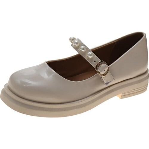 2021 Spring Vintage Mary Jane Shoes Loafers Platform Shoes For Women Female Ladies Casual Comfortable Soft Zapatos De Mujer New
