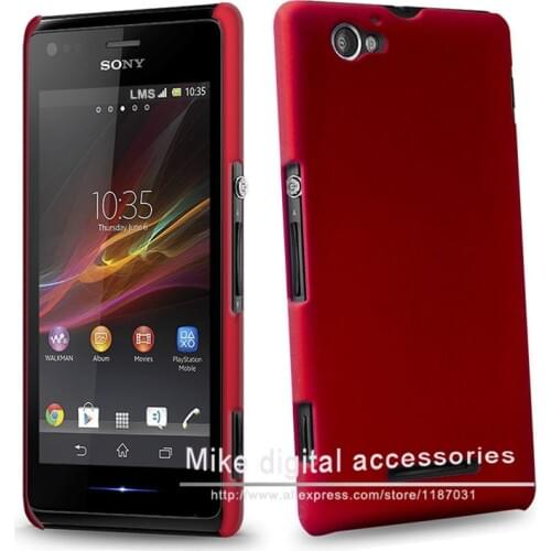 2015 New Multi Colors Luxury Rubberized Matte Plastic Hard Case Cover For Sony Xperia M C1905 C1904 Cell Phone Cover Cases