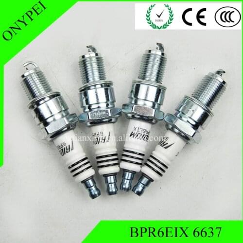 4pcs BPR6EIX 6637 Iridium Spark Plug For BMW CHRYSLER BENZ SAAB SUBARU BPR6EIX-6637