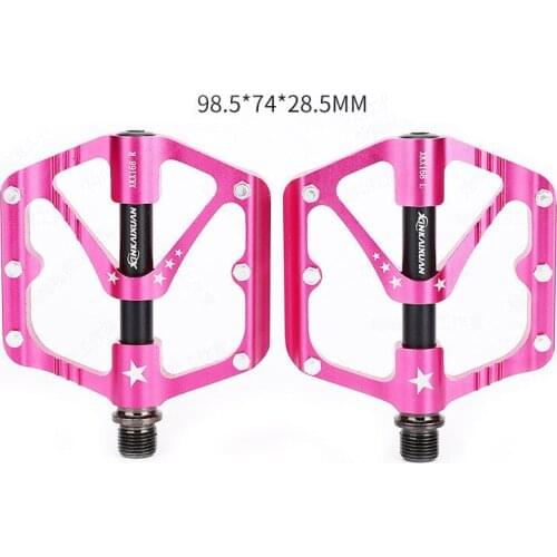 Aluminum Alloy Mountain Bike Bicycle Pedal Six Peilin Riding Pedal Mountain Road Bike Bearing Pedal Bmx Bicycle Parts