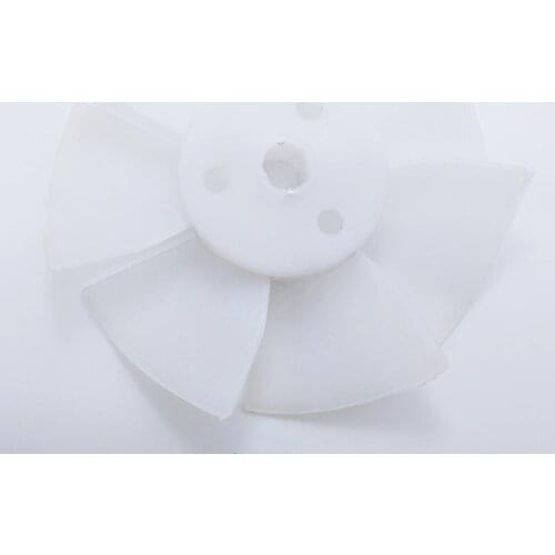 Black Round Plastic 14mm Inner Dia 7-Impeller Motor Fan Blade Wheel