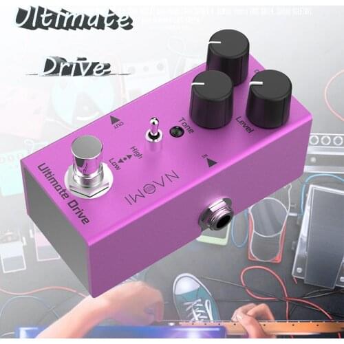NAOMI Guitar Effect Pedal Overdrive Electric Guitar Ultimate Drive Effect Pedal Mini Single Guitar Effect Pedal