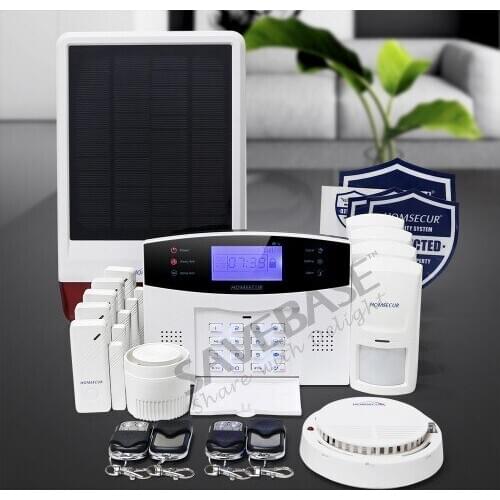 HOMSECUR APP Controlled Wireless 2G Home House Alarm System+PIR+5*Door Sensor