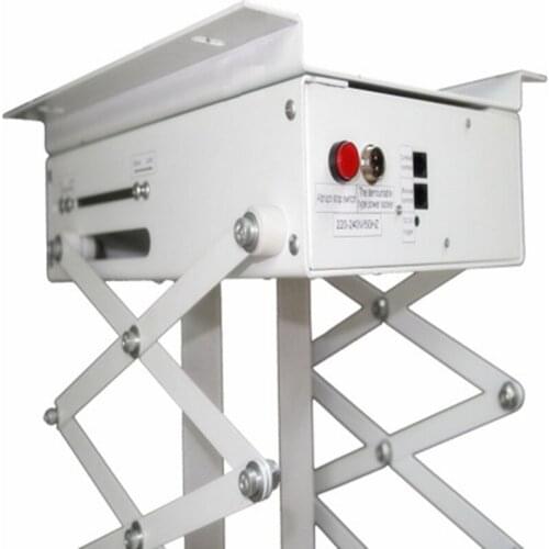 X100cm Electric Projector Lift Ceiling Projector Hanger Smart Lift Automated Projector Mount Lift with Remote Control