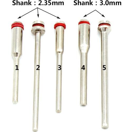 URANN 5pcs Rotary Tools Shank 2.35/3mm Circular Saw Blade Connecting Clamp Rod Electric Mini Drill Accessories for Woodworking
