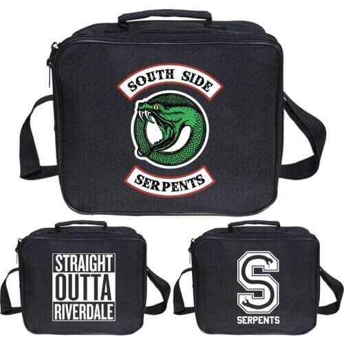 Fashion Students Riverdale Lunch Bag Worker Lunch Box Boys Girls Lunch Bag Unisex Teens Bag Picnic Insulation Bag