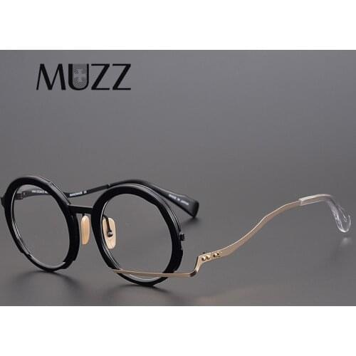 Metals Retro Optical Eyeglasses Hand Made Japan Men Myopia Prescription Glasses Frame Personality Women High quality Eyewear