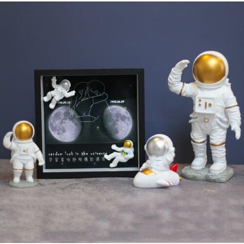 Custom DIY Astronaut Moon Space Commemorative Photo Frame Couple Wedding Baby Birthday Gift